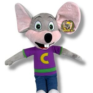 Large Jumbo 28" Chuck E Cheese Mouse Plush Fun Express Pizza‎ Stuffed Toy